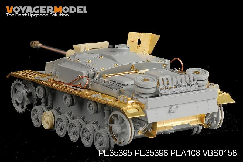 Voyager Model PE35395 WWII German StuG.III Ausf.F8 Late Production Basic For DRAGON 6644 1/35 – zdjęcie 10