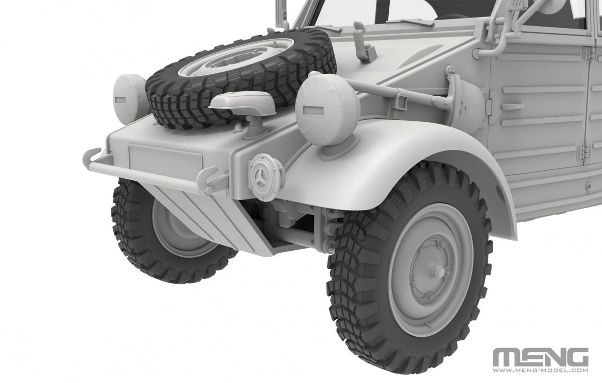 Meng Model VS-016 German Pkw.K1 Kubelwagen Type 82 (Eastern Front) 1/35 – zdjęcie 12