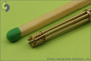 Master AM-48-037 M61 A1 Vulcan - Six-barrelled rotary 20mm cannon - turned barrels with etched barrel clamps 1/48 – Bild 3