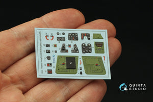 Quinta Studio QD48514 P-39Q/N Airacobra 3D-Printed coloured Interior on decal paper (Arma Hobby) 1/48 – zdjęcie 2