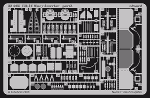 Eduard 32086 UH-1C interior 1/35 ACADEMY, MRC, ITALERI – Bild 3