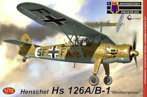 Kovozavody Prostejov KPM0337 Henschel Hs 126B-1 &amp;quot;Mediterranean&amp;quot; 1/72