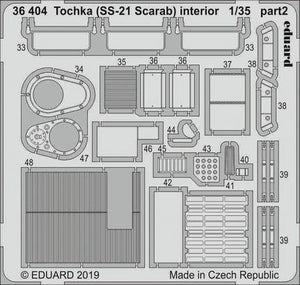 Eduard 36404 Tochka (SS-21 Scarab) interior 1/35 HOBBY BOSS – immagine 2