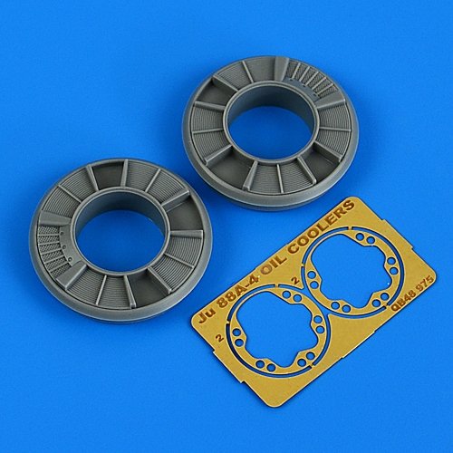 Quickboost QB48975 Ju 88A-4 oil coolers ICM 1/48
