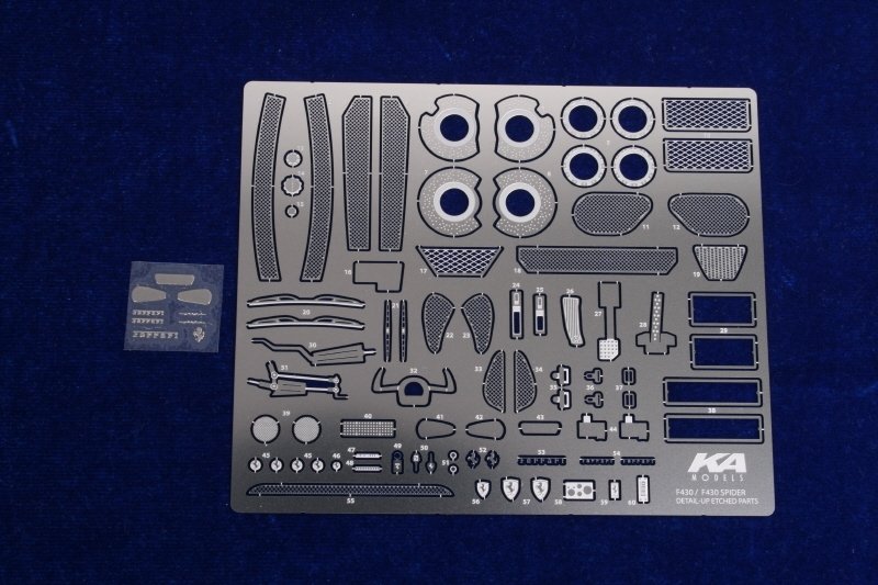 KA Models KE-24034 Ferrari F430 Detail-up Etched Parts 1/24 – zdjęcie 2