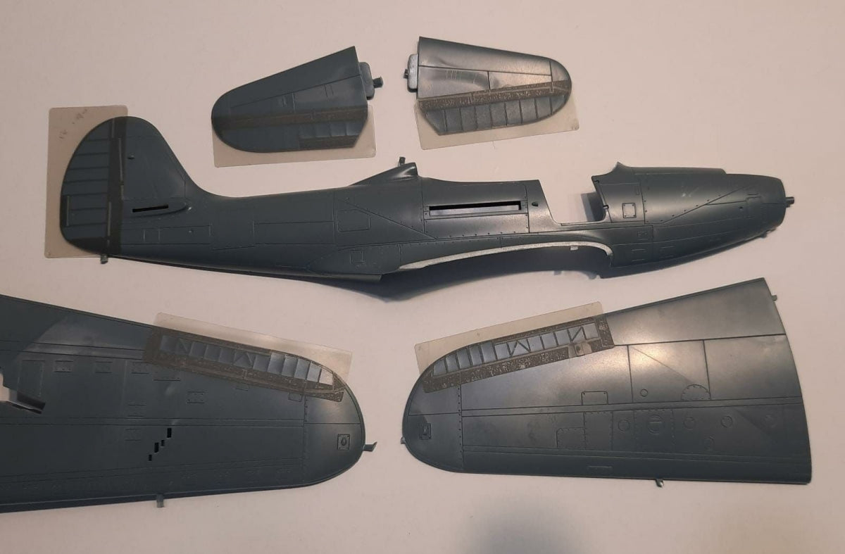 Omask 64003 P-39/P-400 masks for control surfaces (for Eduard) 1/48 – zdjęcie 3