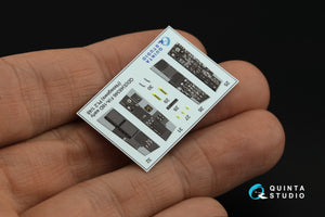 Quinta Studio QD48346 FA-18D early 3D-Printed &amp;amp; colored Interior on decal paper (Hasegawa) 1/48 – image 4