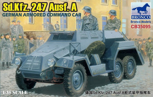 Bronco CB35095 GERMAN Sd.Kfz.247Ausf.A ARMORED COMMAND CAR 1/35