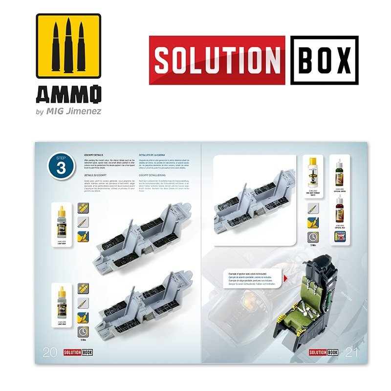 AMMO of Mig Jimenez 6509 How To Paint USAF Navy Grey Fighters Solution Book – zdjęcie 2