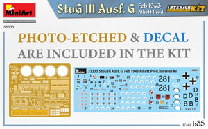 MiniArt 35335 StuG III Ausf. G Feb 1943 Alkett Prod. INTERIOR KIT 1/35 – image 2