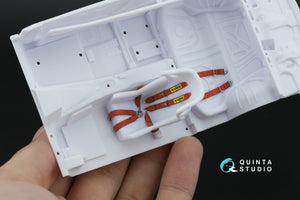 Quinta Studio QR+24002 Sabelt 2inch seat belt harness, red (With metal buckles) (all kits) 1/24 – image 10