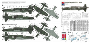Hobby 2000 72059 Dornier Do 335 A-0 Pfeil ( DRAGON+ CARTOGRAF + MASKI ) 1/72 – zdjęcie 2