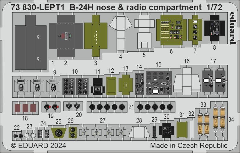 Eduard BIG72183 B-24H AIRFIX 1/72 – image 6