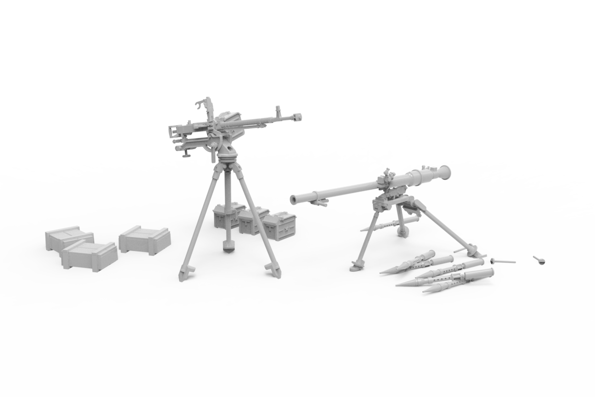AK Interactive AK35005 INFANTRY SUPPORT WEAPONS DSHKM &amp;amp; SPG-9 1/35 – zdjęcie 3