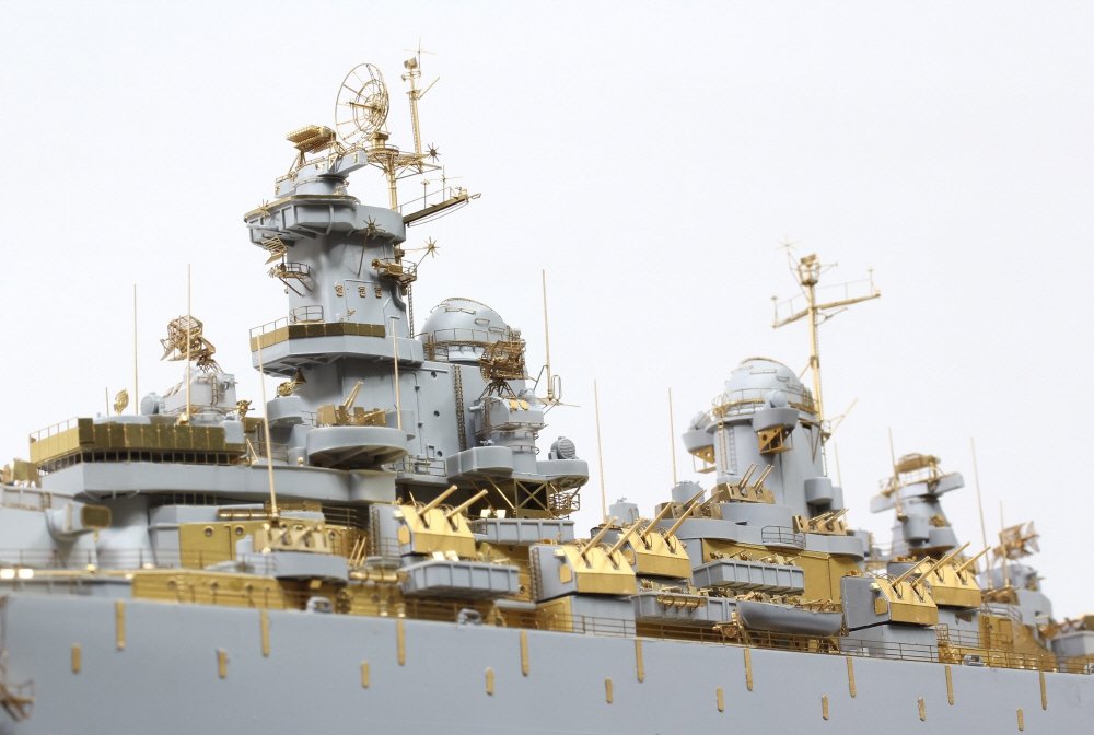 Pontos 37026FB USS BB-63 Missouri 1945 Advanced Detail Up Set (Deck Blue 20B stained wooden deck) 1/350 – zdjęcie 3