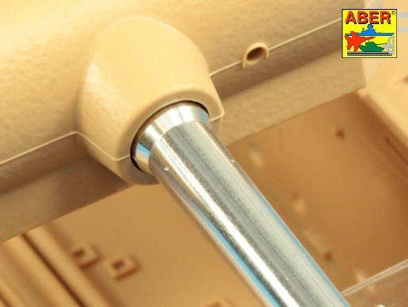 Aber 35L-246 7.5cm Barrel with Muzzle brake for Panther Ausf.G (For Rye Field Model) 1/35 – zdjęcie 8