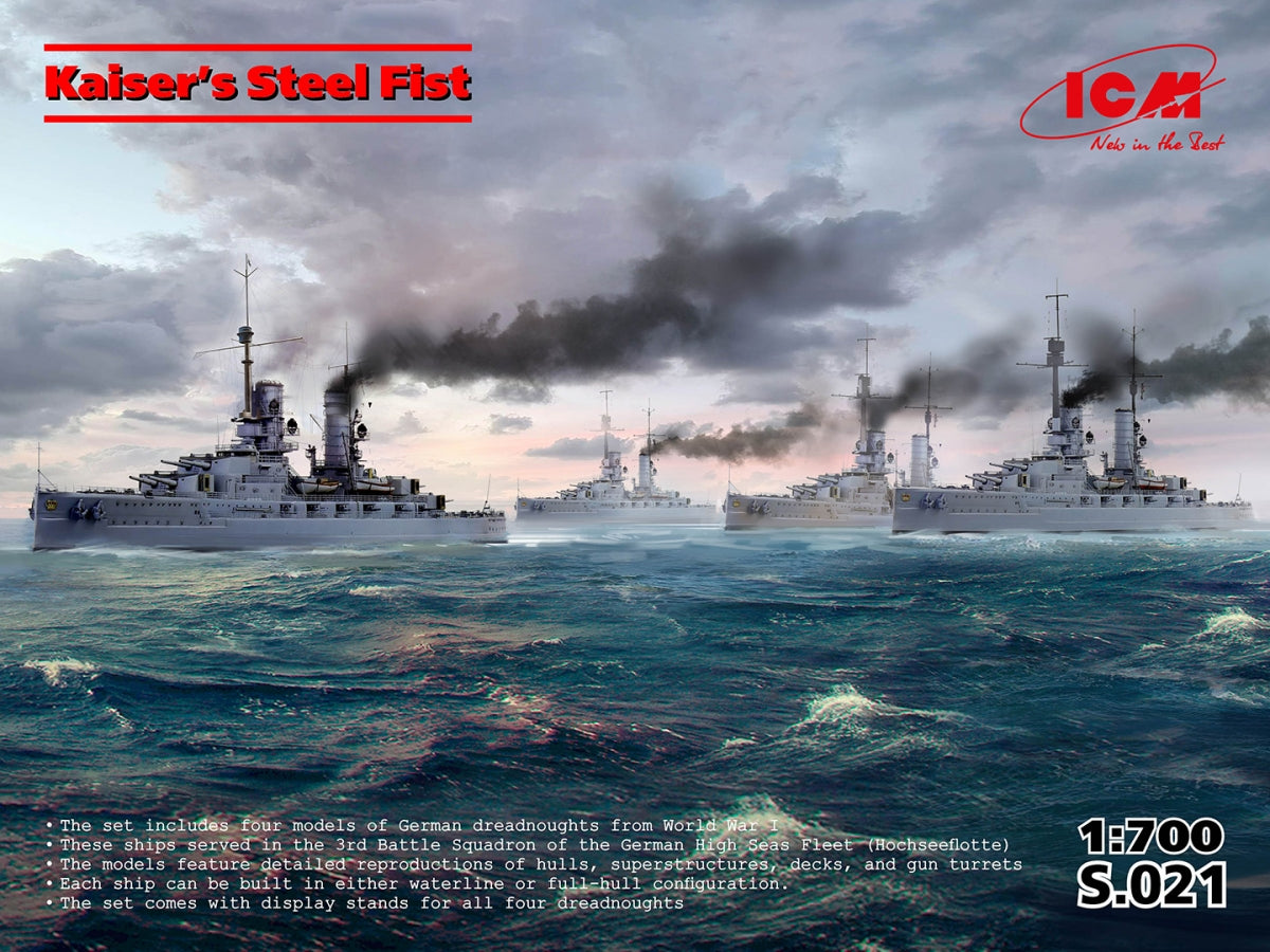 ICM S021 Kaiser’s Steel Fist 1/700