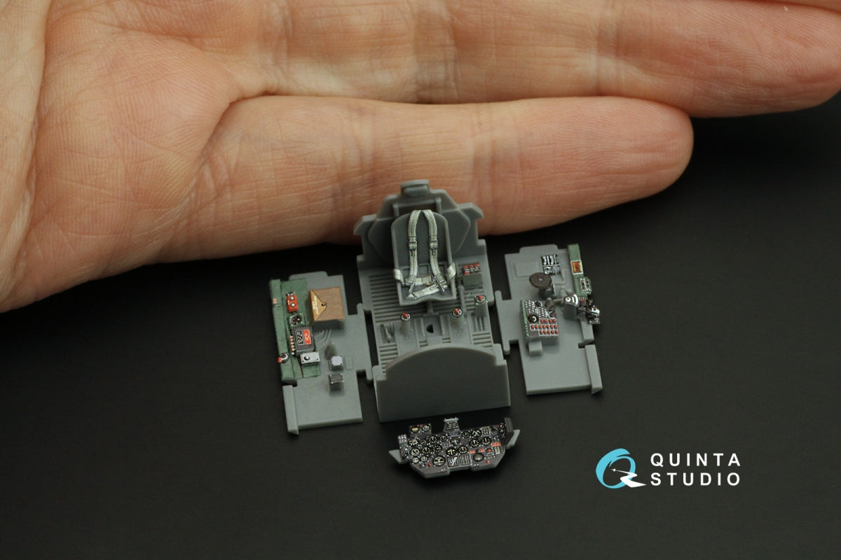 Quinta Studio QD72153 P-47D Thunderbolt Bubbletop 3D-Printed coloured Interior on decal paper (Tamiya) 1/72 – zdjęcie 9