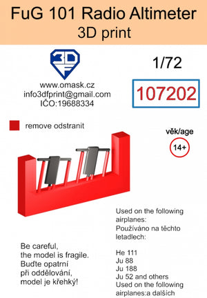 Omask 107202 FuG 101 Radio Altimeter (3D print) 1/72 – image 2