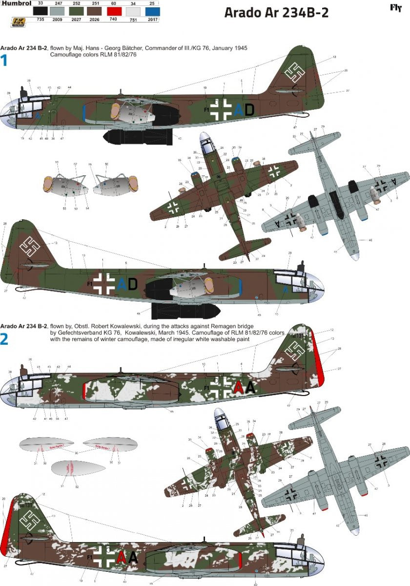 Fly 32025 Arado Ar 234 B-2/S3 1/32 – Bild 3