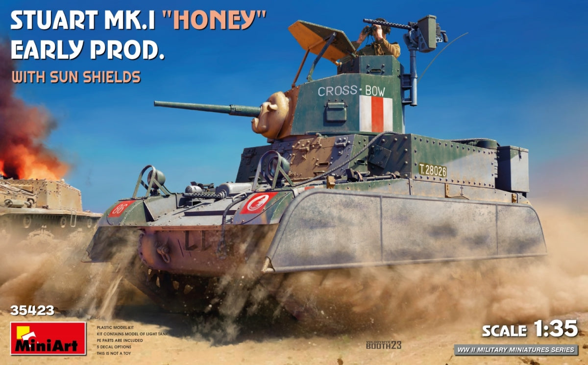 MiniArt 35423 Stuart Mk.I “Honey” Early Prod. w/Sun Shields 1/35