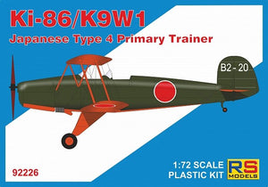 RS Models 92226 Ki-86/K9W1 Japanese Type 4 Primary Trainer 1/72