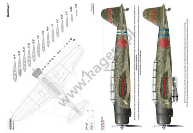 Kagero 7100 Nakajima B5N KATE. B5N1,B5N2 EN/PL – image 3