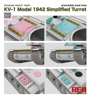 Rye Field Model 5041 KV-1 Model 1942 Simplified Turret 1/35 – image 5