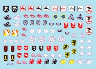 Star Decals 35-C1363 StuG-Abt 5 Generic insignia and unit markings for the Sturmgeschutz units 1/35 – zdjęcie 2