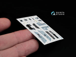 Quinta Studio QD48042 F/A-18A 3D-Printed &amp;amp; coloured Interior on decal paper (for Kinetic) 1/48 – zdjęcie 3