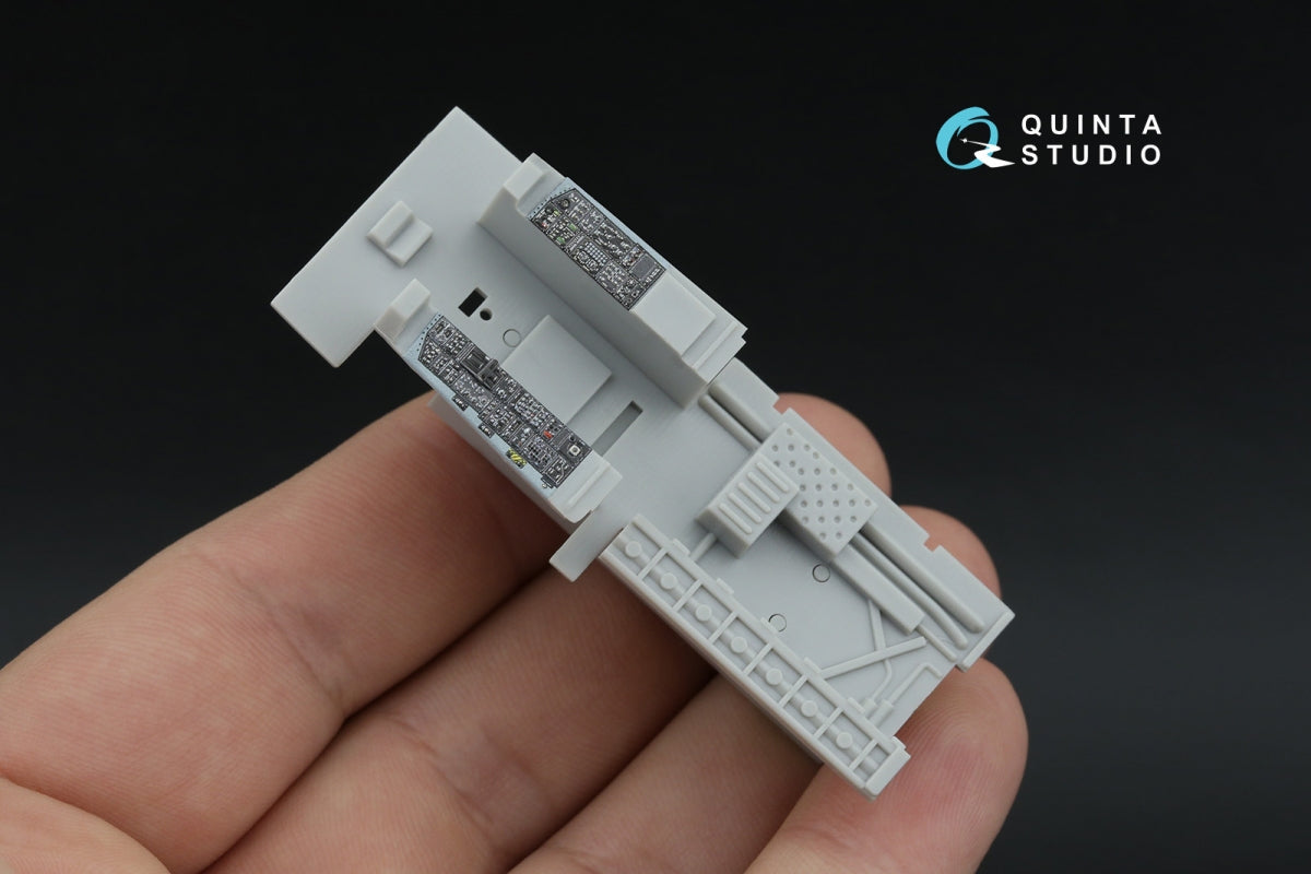 Quinta Studio QDS-48597 F-15A/F-15C Early/F-15J Early 3D-Printed &amp;amp; coloured Interior on decal paper (Hasegawa) (Small version) 1/48 – zdjęcie 10