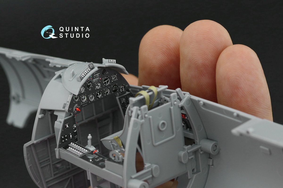 Quinta Studio QD32092 F4U-1D 3D-Printed &amp;amp; coloured Interior on decal paper (Tamiya) 1/32 – zdjęcie 9