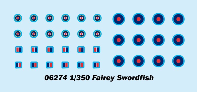 Trumpeter 06274 Fairey Swordfish (6pcs) 1/350 – image 4