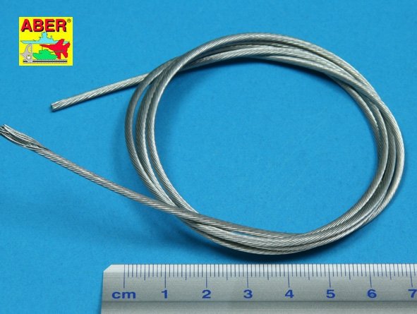Aber TCS20 Stainless Steel Towing Cables 2,0mm, 1m long – zdjęcie 2