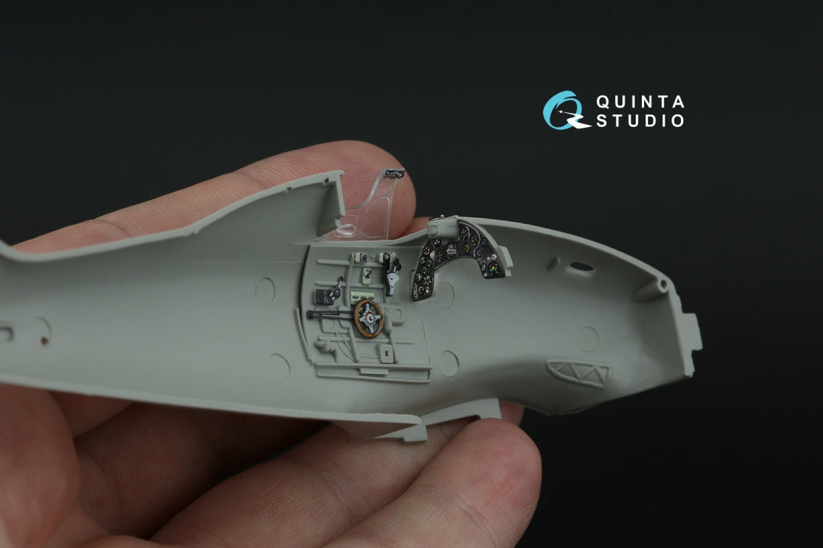 Quinta Studio QD48467 Macchi MC.200 Saetta (Late) 3D-Printed coloured Interior on decal paper (Italeri/Tamiya) 1/48 – zdjęcie 11