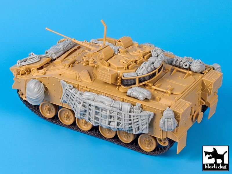 Black Dog T35112 British Warrior MCV accessories set 1/35 – zdjęcie 4