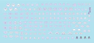 Star Decals 72-A1172 IDF Generic Markings # 1. Israeli brigade/unit insignia markings for tanks and AFVs. 1/72 – zdjęcie 2
