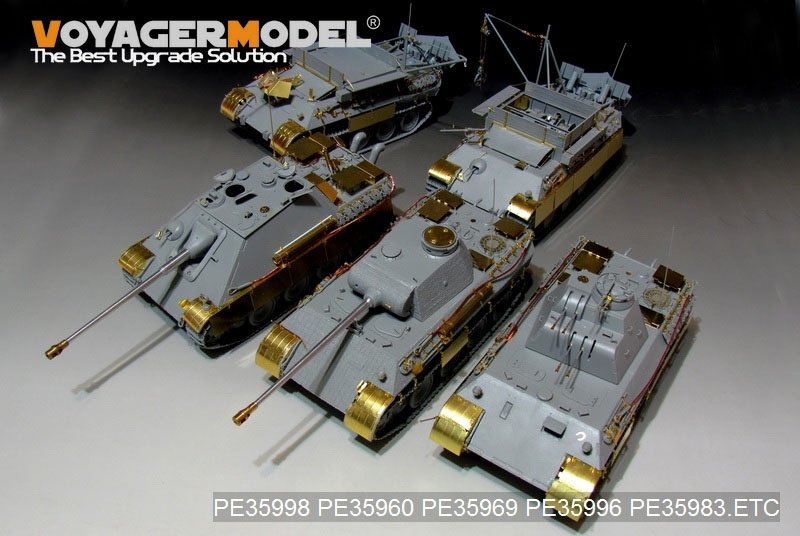 Voyager Model PE35998 WWII German FlaKPanzer V FlaKvierling 20mm MG 151/20 Basic For TAKOM 2105 1/35 – zdjęcie 15