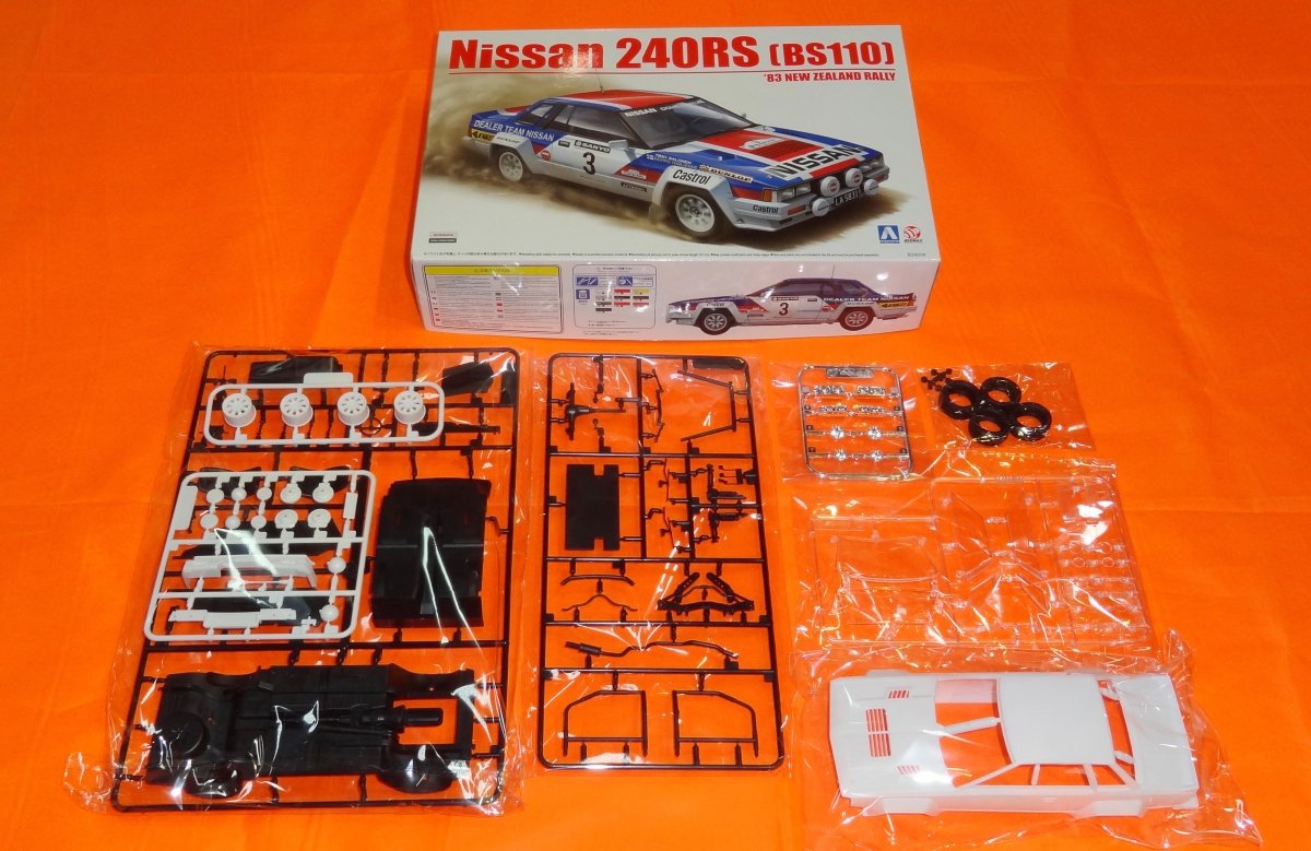 Beemax 24008 Nissan 240RS (BS110) &amp;#39;83 NEW ZEALAND RALLY 1/24 – image 3