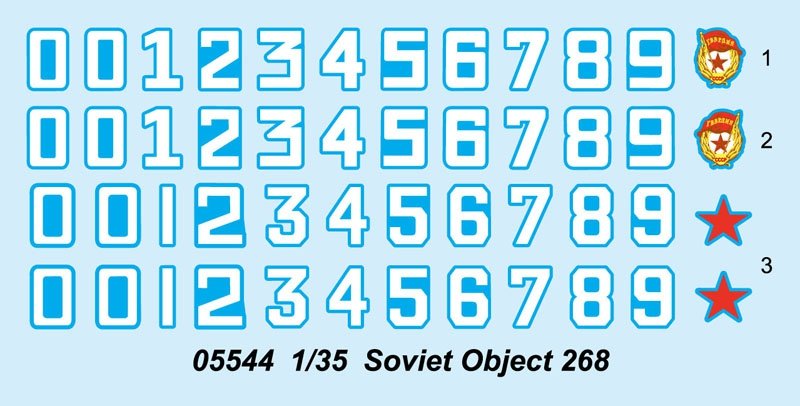 Trumpeter 05544 Soviet Object 268 1/35 – imagen 3