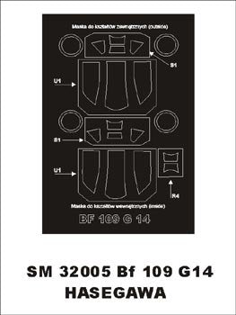 Montex SM32005 Me-109 G-14 HASEGAWA
