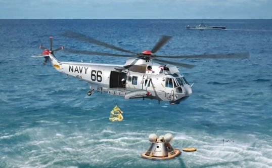 Dragon 11026 Apollo Recovery SH-3D "Helo 66" & Apollo Command Module 1/72