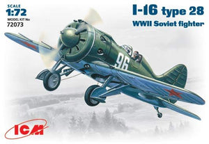 ICM 72073 I-16 type28 WWII Soviet fighter 1/72