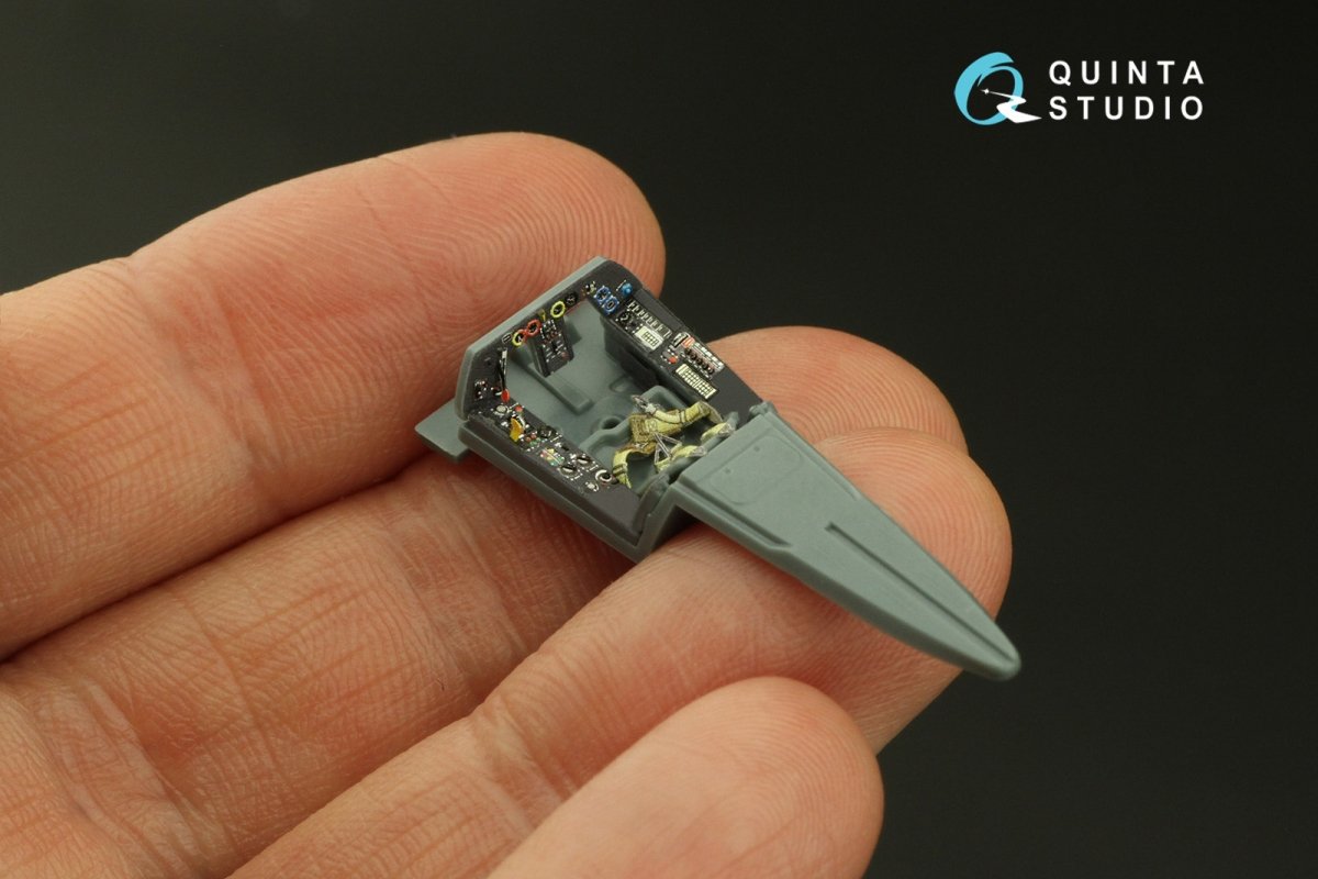 Quinta Studio QD72041 Fw 190A-8 3D-Printed &amp;amp; coloured Interior on decal paper (Eduard) 1/72 – zdjęcie 9