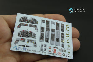 Quinta Studio QD32081 F-5F 3D-Printed coloured Interior on decal paper (for KittyHawk kit) 1/32 – zdjęcie 3