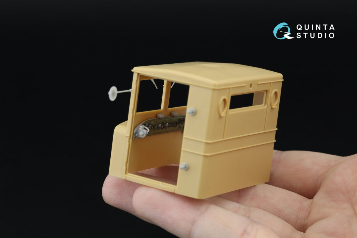 Quinta Studio QD+35156 Voroshilovets Tractor 3D-Printed &amp; coloured Interior on decal paper (Trumpeter) (with 3D-printed resin parts) 1/35