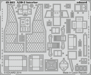 Eduard 49665 A3D-2 interior S. A. TRUMPETER 1/48 – zdjęcie 2