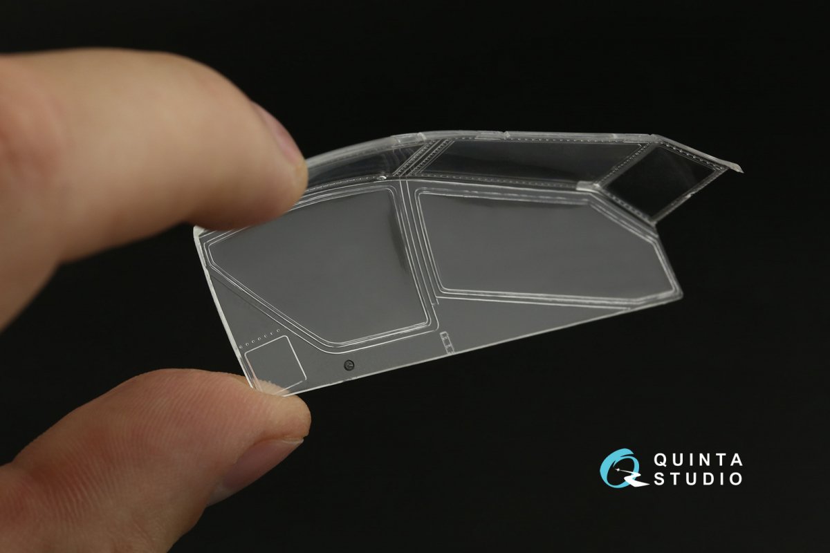 Quinta Studio QDS-48375 AH-64E 3D-Printed &amp;amp; coloured Interior on decal paper (Hasegawa) (Small version) 1/48 – zdjęcie 9
