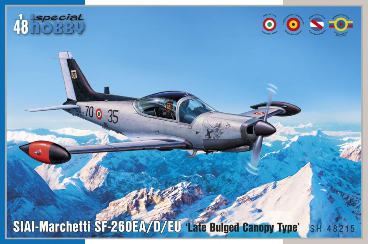 Special Hobby 48215 SIAI-Marchetti SF-260EA/D/EU ‘ Late Bulged Canopy Type’ 1/48
