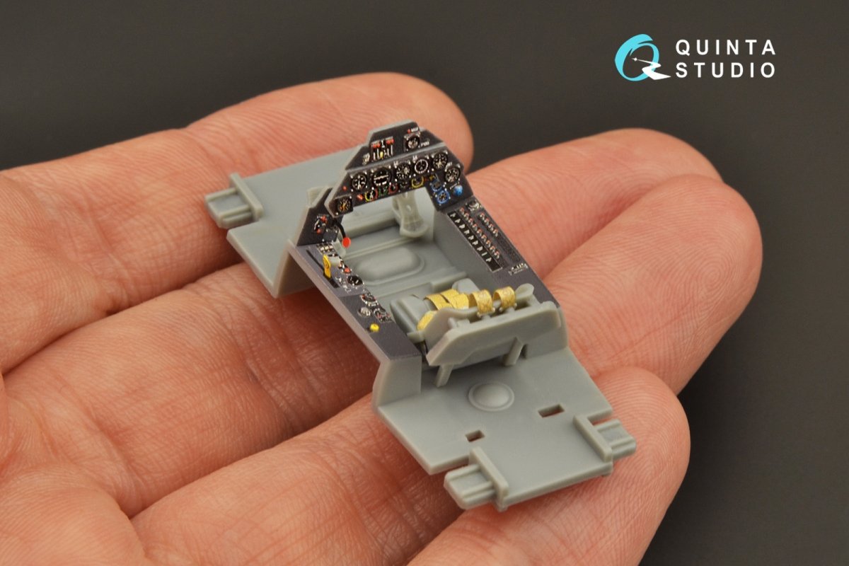 Quinta Studio QD48268 Ta 152C 3D-Printed &amp;amp; colored Interior on decal paper (Hobby Boss) 1/48 – image 10